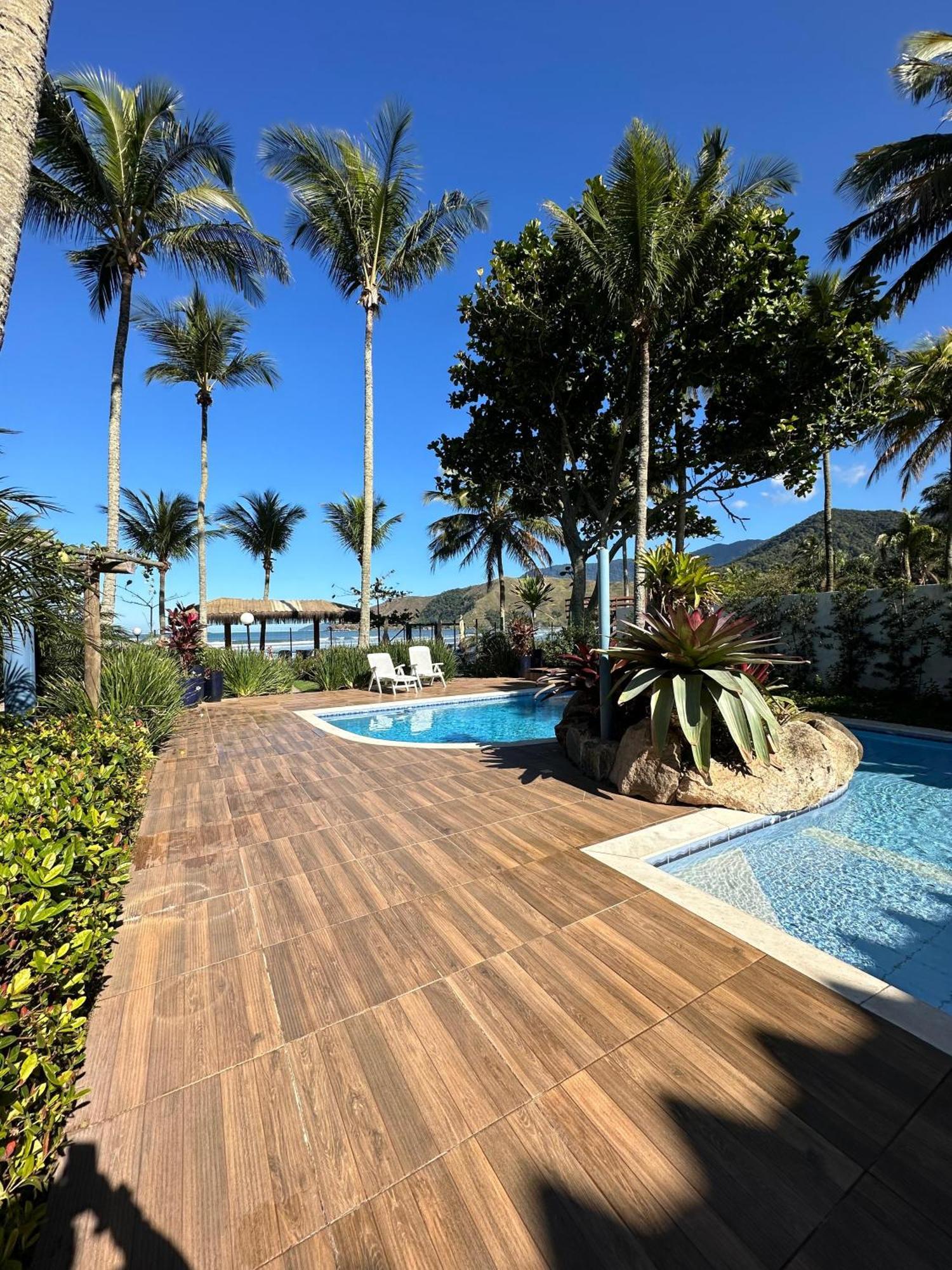 Brisa Do Mar Bare Praia Hotel - Praia De Barequecaba São Sebastião Exterior foto